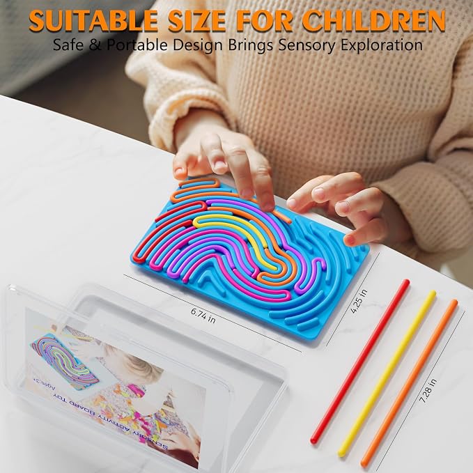 Sensory Fidget Toys for Kids Toddler Boys, Sensory Activity Board for Stress - Image 6