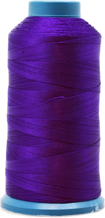 Mandala Crafts Bonded Nylon Thread True Purple Heavy Duty Sewing Threads by MandalaCrafts