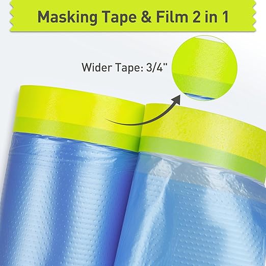 Pre-Taped Masking Film for Painting - Image 3