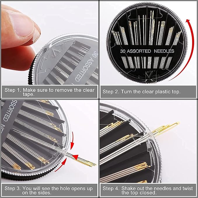 60 Pack, Premium Sewing Needles - Image 3