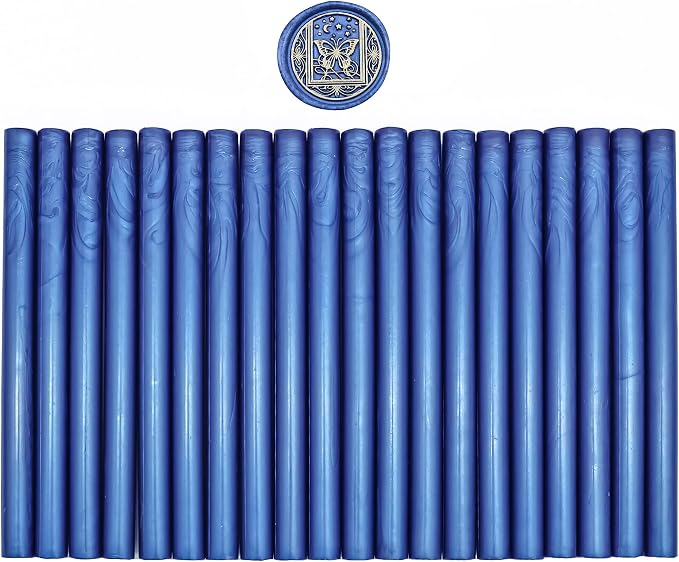 SWANGSA 20 Pieces Glue Gun Sealing Wax Sticks Navy Blue - Image 2