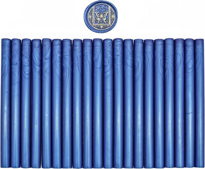 SWANGSA 20 Pieces Glue Gun Sealing Wax Sticks Navy Blue - Image 2