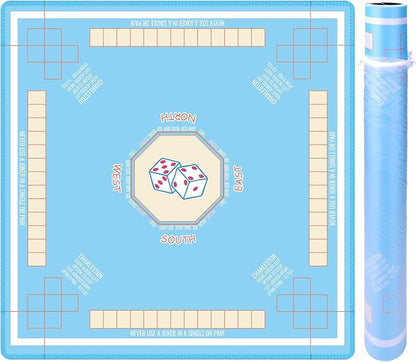 Mahjong Mat for Table 31.5"x31.5", MahJongg Mat Cloth Cover - Image 2