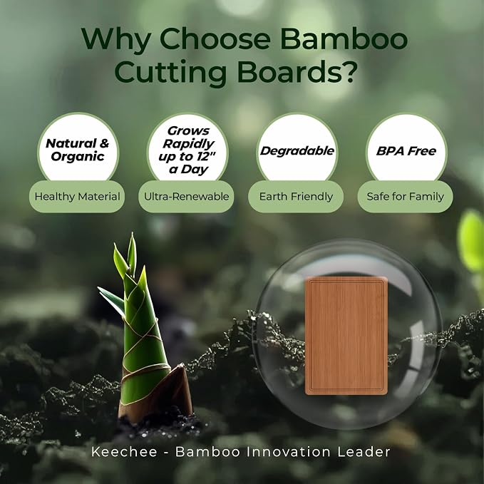 Extra Large Bamboo Cutting Board - Image 7