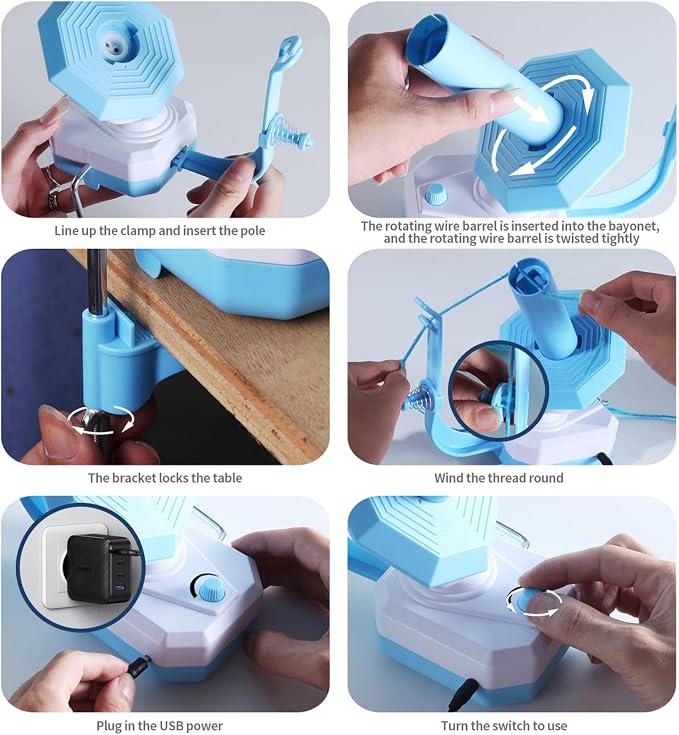 Zjyufy Yarn Winder Electric Yarn Ball Winder - Image 5