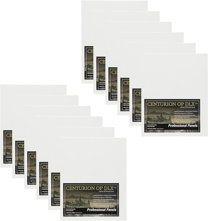 Centurion Deluxe Professional Oil Primed Linen Canvas Panels by Centurion