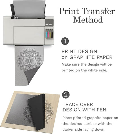 MyArtscape Graphite Transfer Paper, 20 Mixed Sheets - Image 6