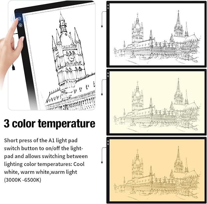 Zocelight A1 Large Rechargeable Light Pad - Image 5
