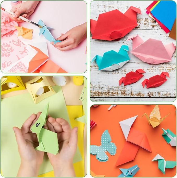 200 Pcs Origami Scrapbook, Paper Airplane Paper Double Sided Scrapbook Paper - Image 5