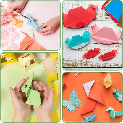 200 Pcs Origami Scrapbook, Paper Airplane Paper Double Sided Scrapbook Paper - Image 5