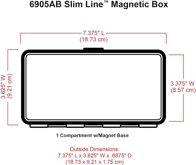 ArtBin 6905AB Sew-Lutions Slim Line Magnetic Box, Small Art & Craft Organizer - Image 3