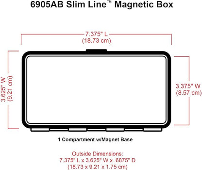 ArtBin 6905AB Sew-Lutions Slim Line Magnetic Box, Small Art & Craft Organizer - Image 3