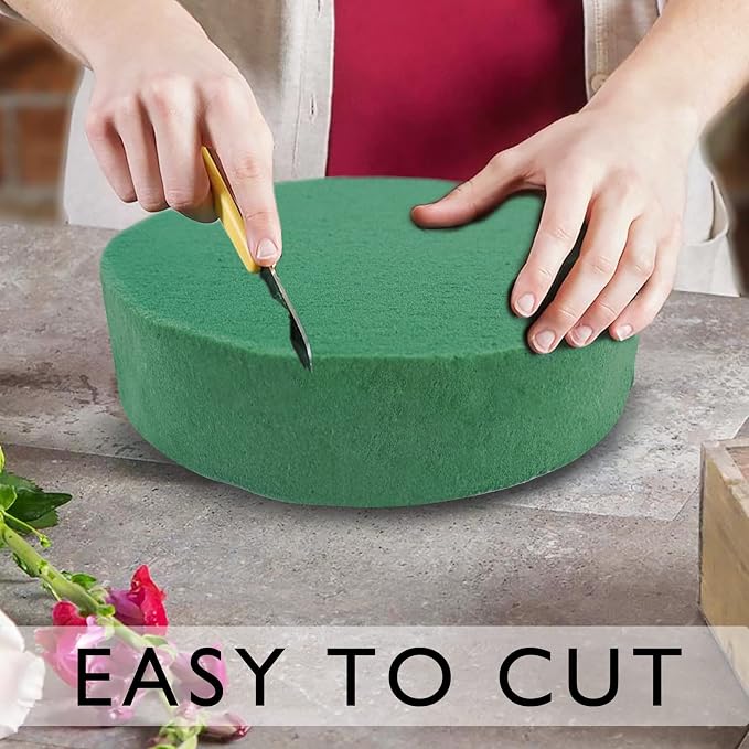 Prashent 4 Pcs Round Floral Foam Blocks - Image 7