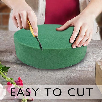 Prashent 4 Pcs Round Floral Foam Blocks - Image 7