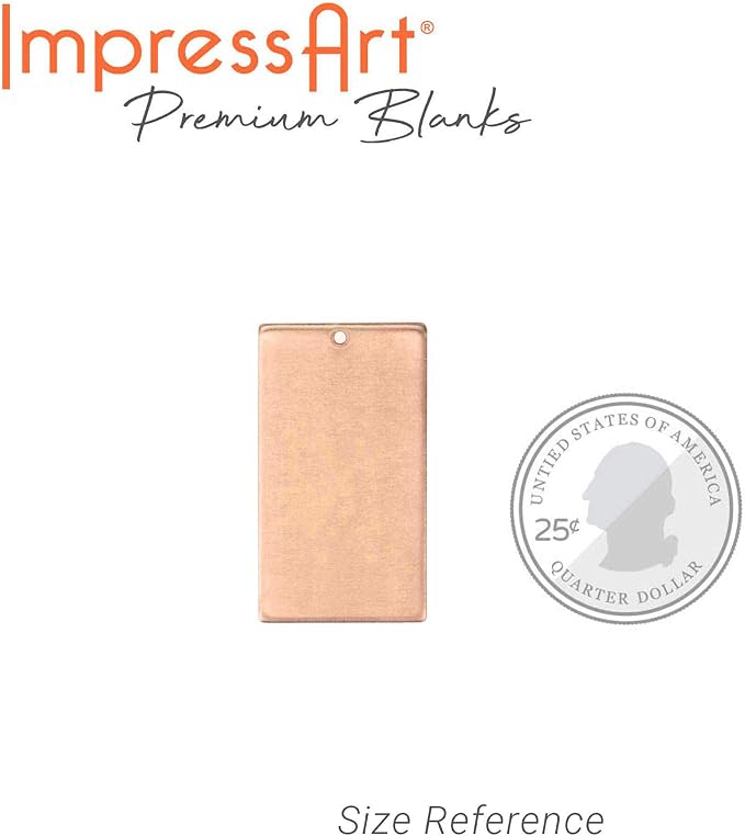 ImpressArt - Premium Metal Stamping Rectangle Blanks - Image 3