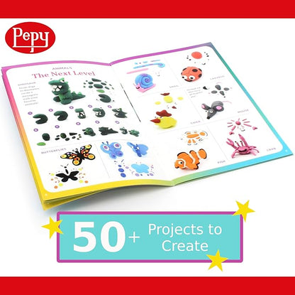 Pepy Plastilina Reusable and Non-Drying Modeling Clay Gift; Set of 24 Bars - Image 2