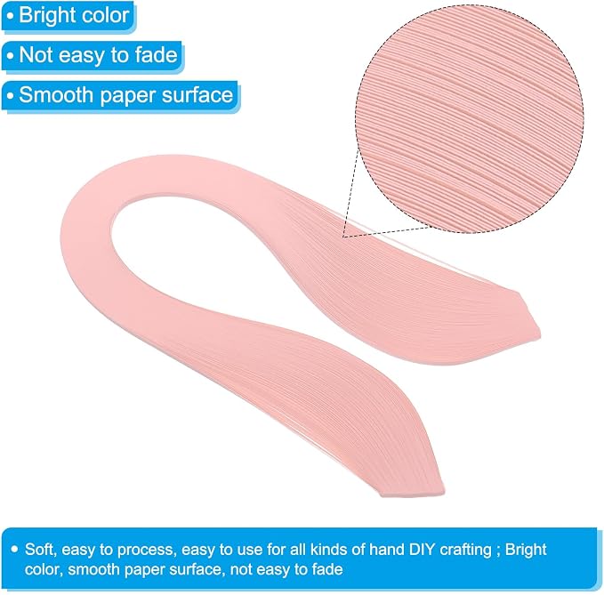 PATIKIL 600pcs Quilling Strips Paper 1/8" 39cm Origami Paper Quilling Strip - Image 3