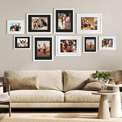 Egofine 8x10 Black Picture Mats Pack of 14, Frame Mattes - Image 5