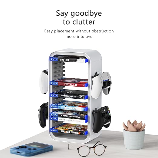wigmoa OYO-1 15.8INCH Game Storage Tower Compatible - Image 2