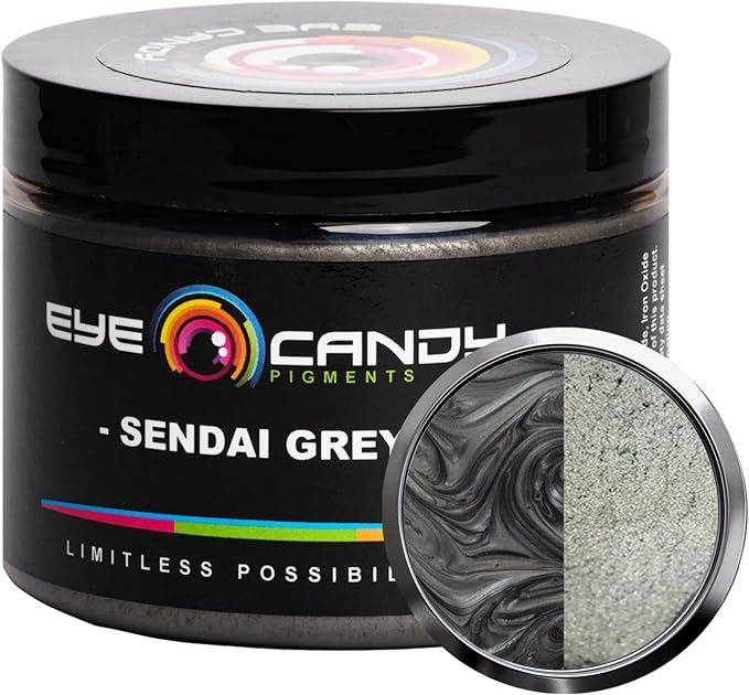 Eye Candy Pigments Premium Grey Mica Powder by EyeCandyPigments