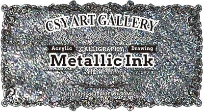 CSY Art Gallery Metallic Acrylic Paint Ink-Alcohol Inks -Crafts Paints - Image 2