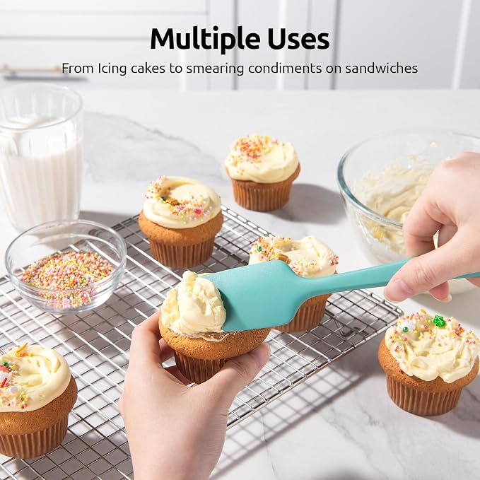 U-Taste Silicone Baking Spatula Set: 600ºF High Heat Resistant, Food Grade - Image 8