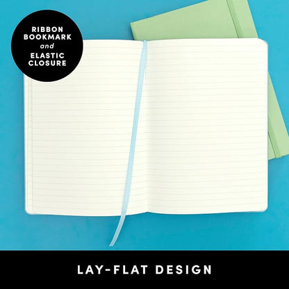 PAPERAGE Lined Journal Notebooks, 3 Pack, 160 Pages, Medium 5.6 inches x 8 - Image 3