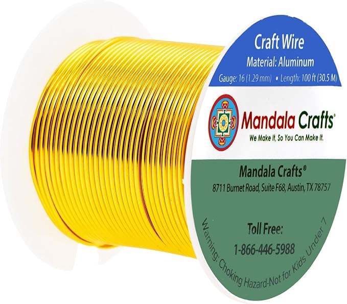 Mandala Crafts 16 Gauge Anodized Aluminum Craft Wire - Image 2