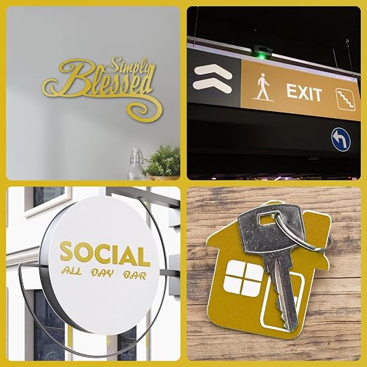Laser Engraving Blank ABS Double Color Plastic Sheet, 11.8x6.49x0.05 inch - Image 5