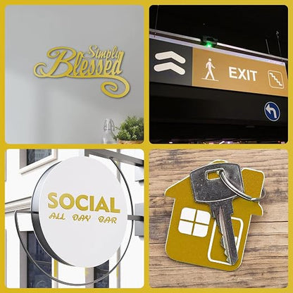 Laser Engraving Blank ABS Double Color Plastic Sheet, 11.8x6.49x0.05 inch - Image 5