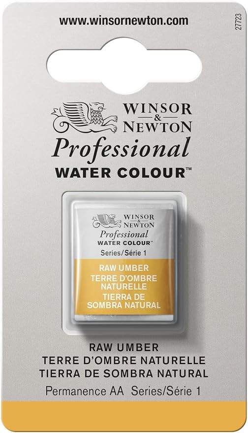 Winsor & Newton Professional Watercolor, Half Pan, Raw Umber by WinsorNewton