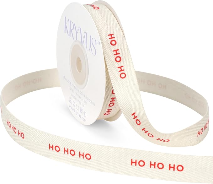 HO HO HO Ribbon by Kryvusribbon