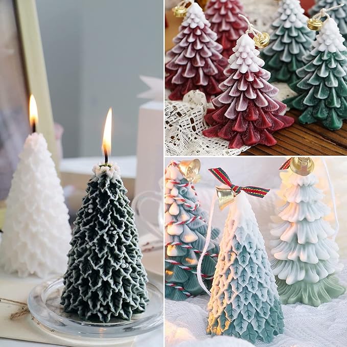 Christmas Tree Silicone Mold 3D Candle Molds - Image 4