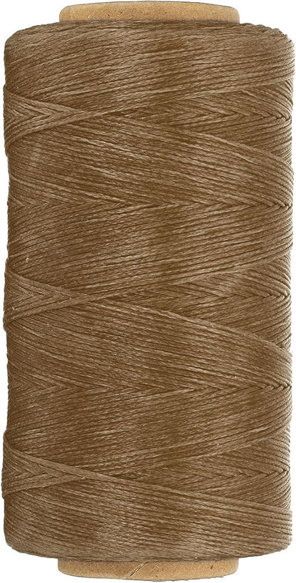 PATIKIL 284 Yard Flat Waxed Thread 150D 1mm Leather Sewing Cord by PATIKIL