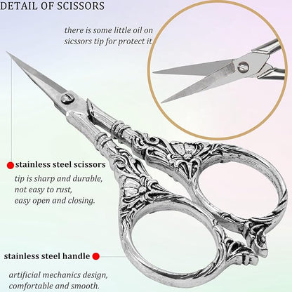 BIHRTC 4.5Inch Needlepoint Scissors Sharp Embroidery Scissor - Image 3
