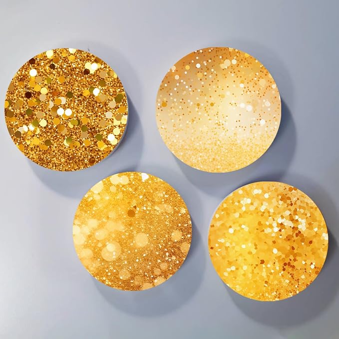 Yellow Glitter Sublimation Transfer Sheets - Image 2