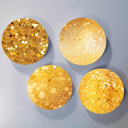 Yellow Glitter Sublimation Transfer Sheets - Image 2