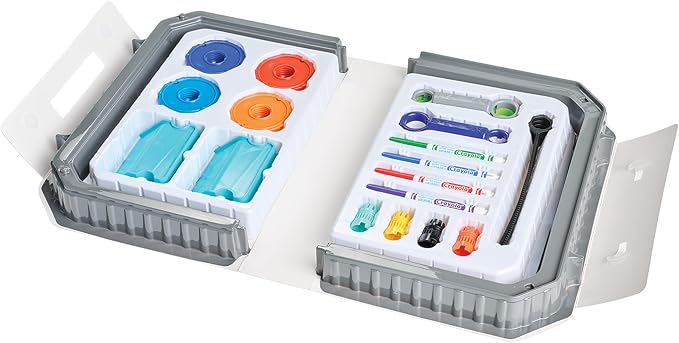 Crayola Colourwhirls Battle Arena Art Game, DIY Gyro Spin Art Toy, 4 Battling - Image 5