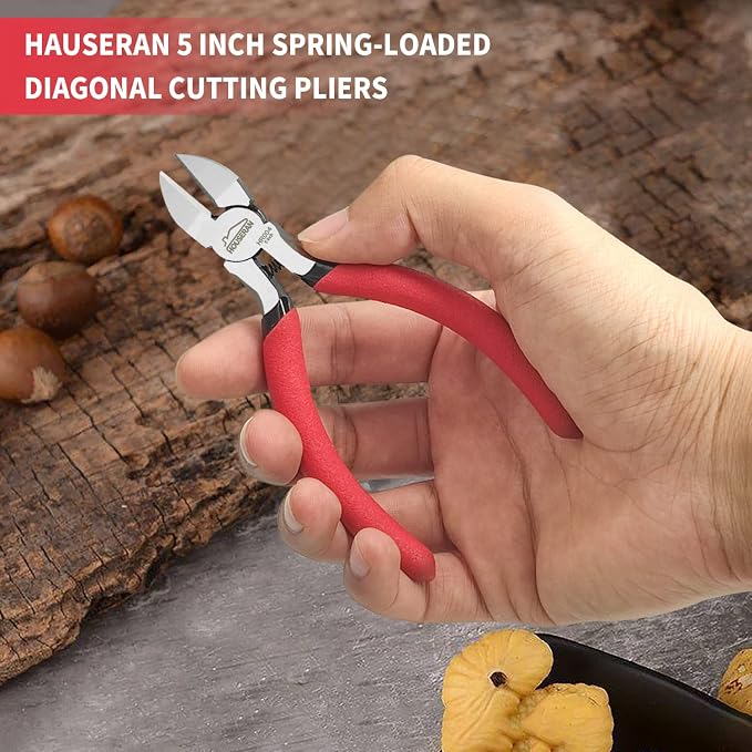 5 inch Wire Cutters, 5 Pack Diagonal Cutters, Side Cutters, Wire Cutter Set - Image 9