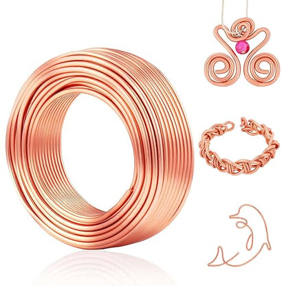 Aluminum Wire, Anezus 9 Gauge Craft Bendable Armature Thick Wire by anezus