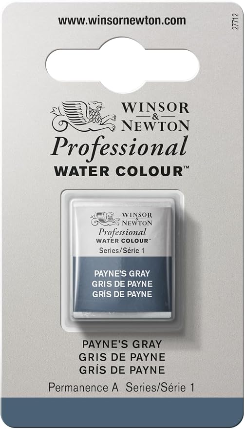 Winsor & Newton Professional Watercolor, Half Pan, Payne's Gray by WinsorNewton