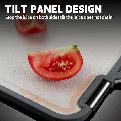 Cutting Board Double Sided, Large Size+Small Size, Food Grade Stainless steel - Image 5