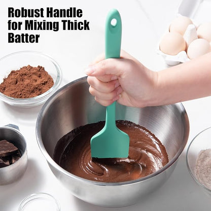 600°F Heat Resistant Silicone Spatula, Doosu High Temp Flexible Kitchen Rubber - Image 5