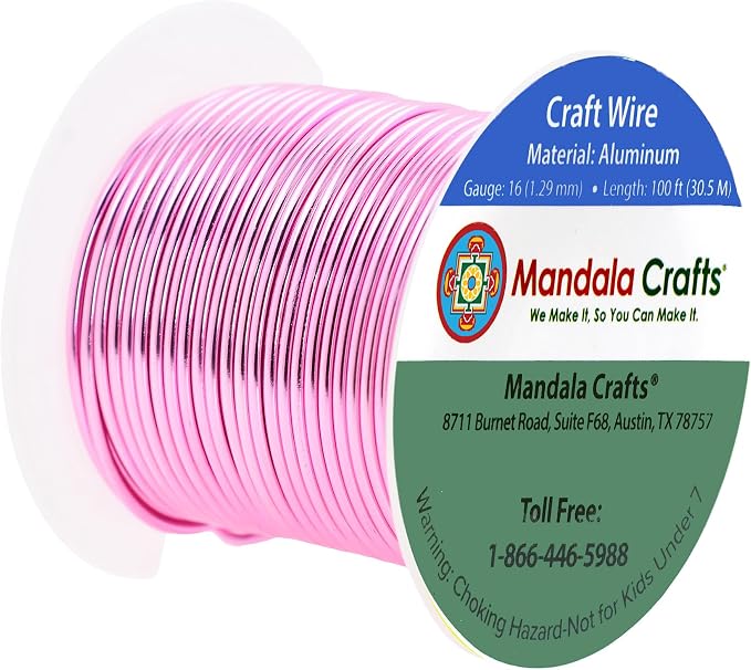 Mandala Crafts 16 Gauge Anodized Aluminum Craft Wire - Image 2