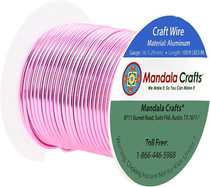 Mandala Crafts 16 Gauge Anodized Aluminum Craft Wire - Image 2