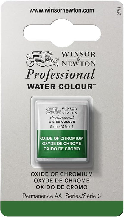 Winsor & Newton Professional Water Colour Paint, Half Pan, Oxide of Chromium by WinsorNewton