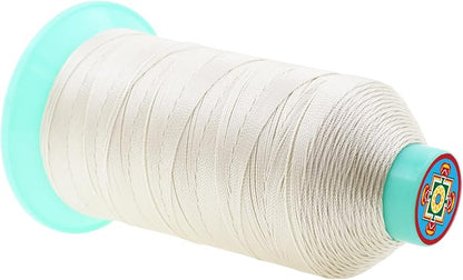 Mandala Crafts Bonded Nylon Thread Off White Heavy Duty Sewing Threads - Image 2