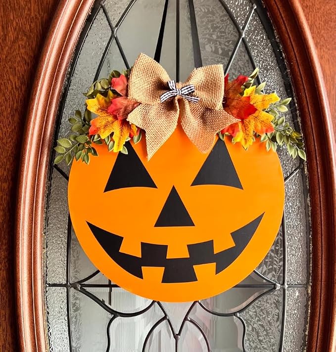 Halloween Stencils for Painting on Wood 12” Round Halloween Stencil Hey Boo - Image 4