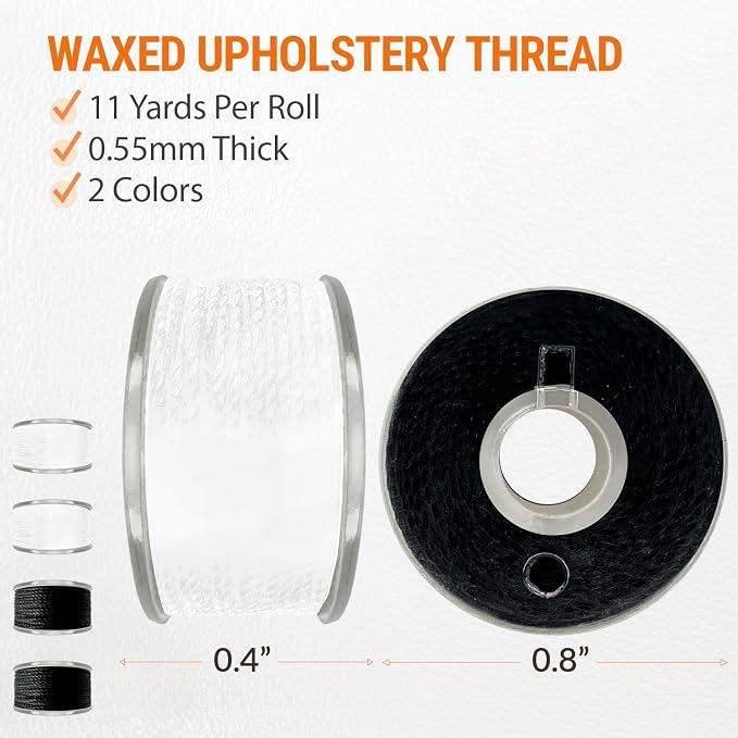 VONEEDL Heavy Duty Sewing Needles & Waxed Thread - Image 3