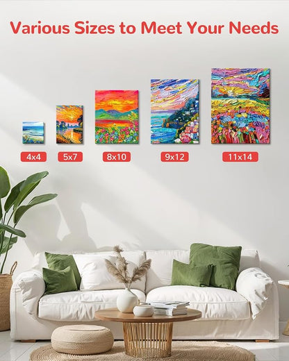 Canvas Boards for Painting 24 Pack, 5x7 Inch Small Canvas for Kids, Mini Canvas - Image 7